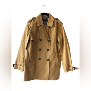 CAROLL Paris Honey Brown Short Trench Coat EU size 42 or US Large